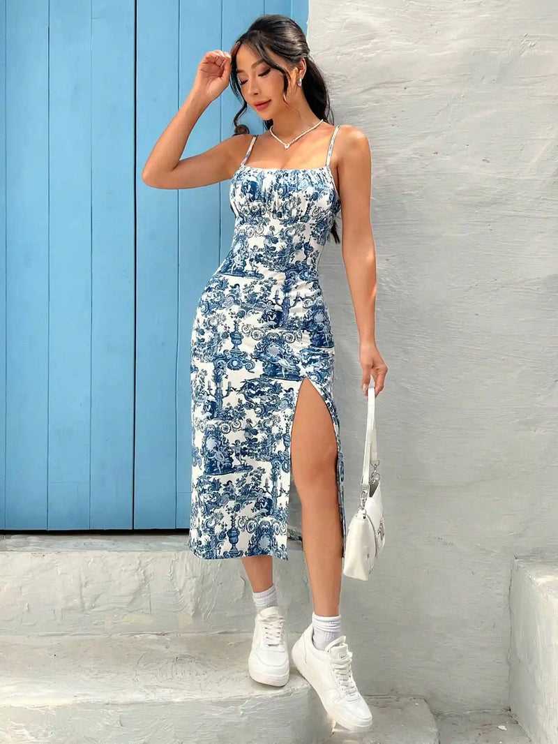 Vestido Midi Feminino Veronik