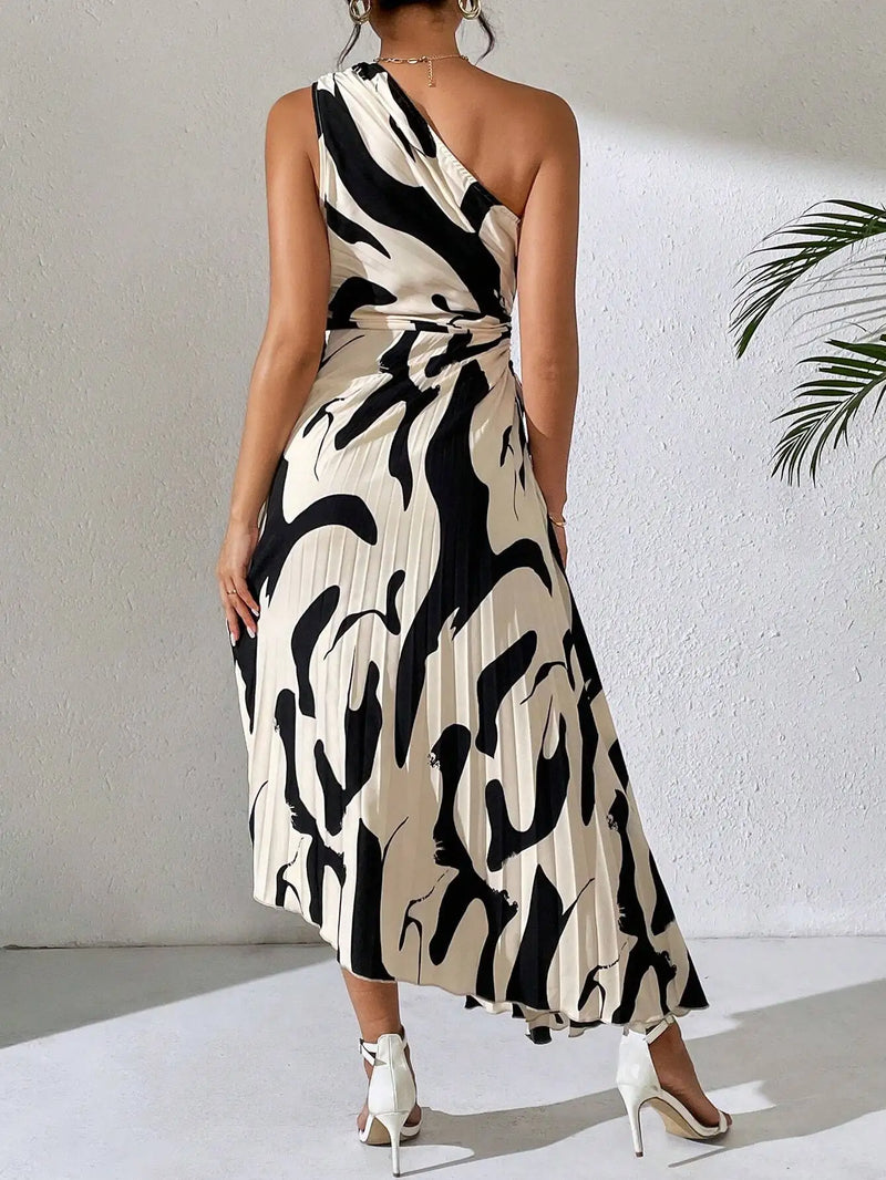 Vestido Midi Assimétrico Chanely
