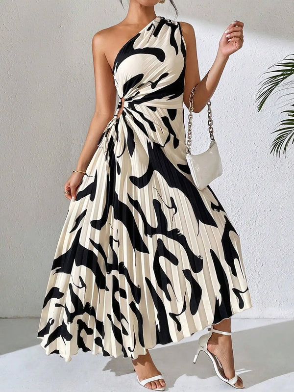 Vestido Midi Assimétrico Chanely