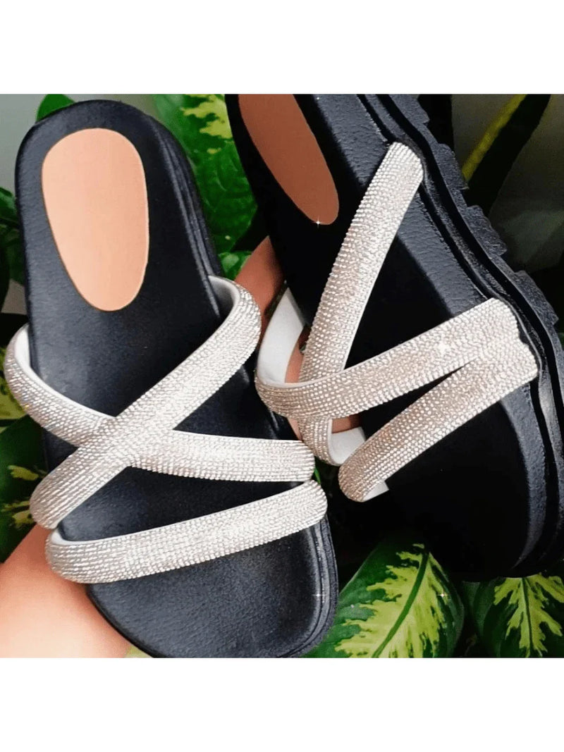 PAPETE BIRKEN SANDALIA FEMININA SYTASS CRISTAL