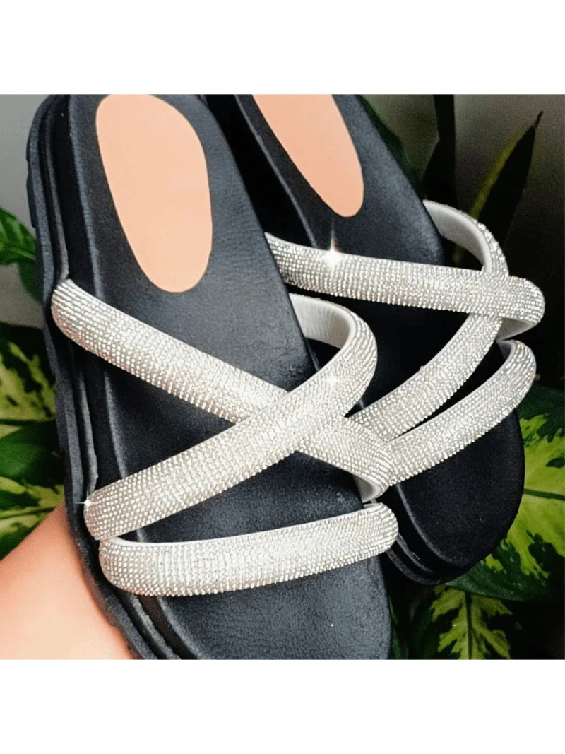 PAPETE BIRKEN SANDALIA FEMININA SYTASS CRISTAL