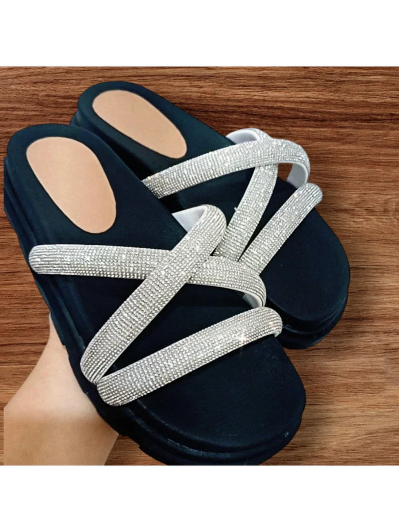 PAPETE BIRKEN SANDALIA FEMININA SYTASS CRISTAL