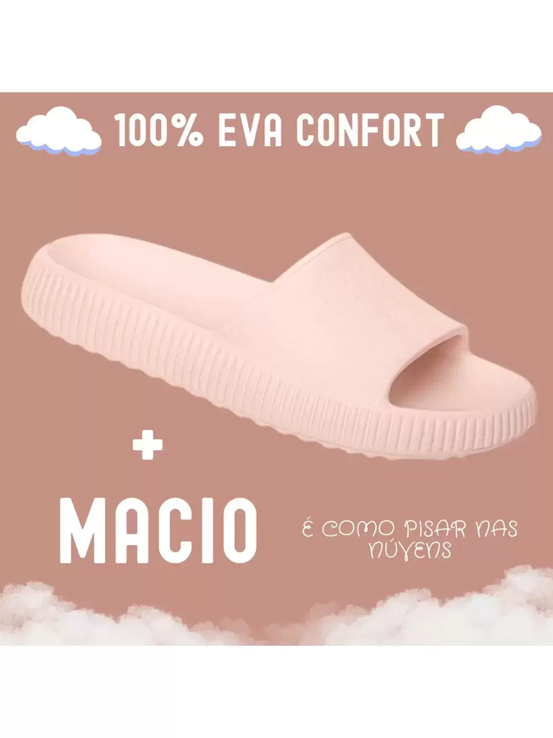 Chinelo Slide Nuvem UNISSEX Confortável Ortopédico 100% EVA Borracha Anatômica Lindo Estiloso Confortável Macio 33 ao 46