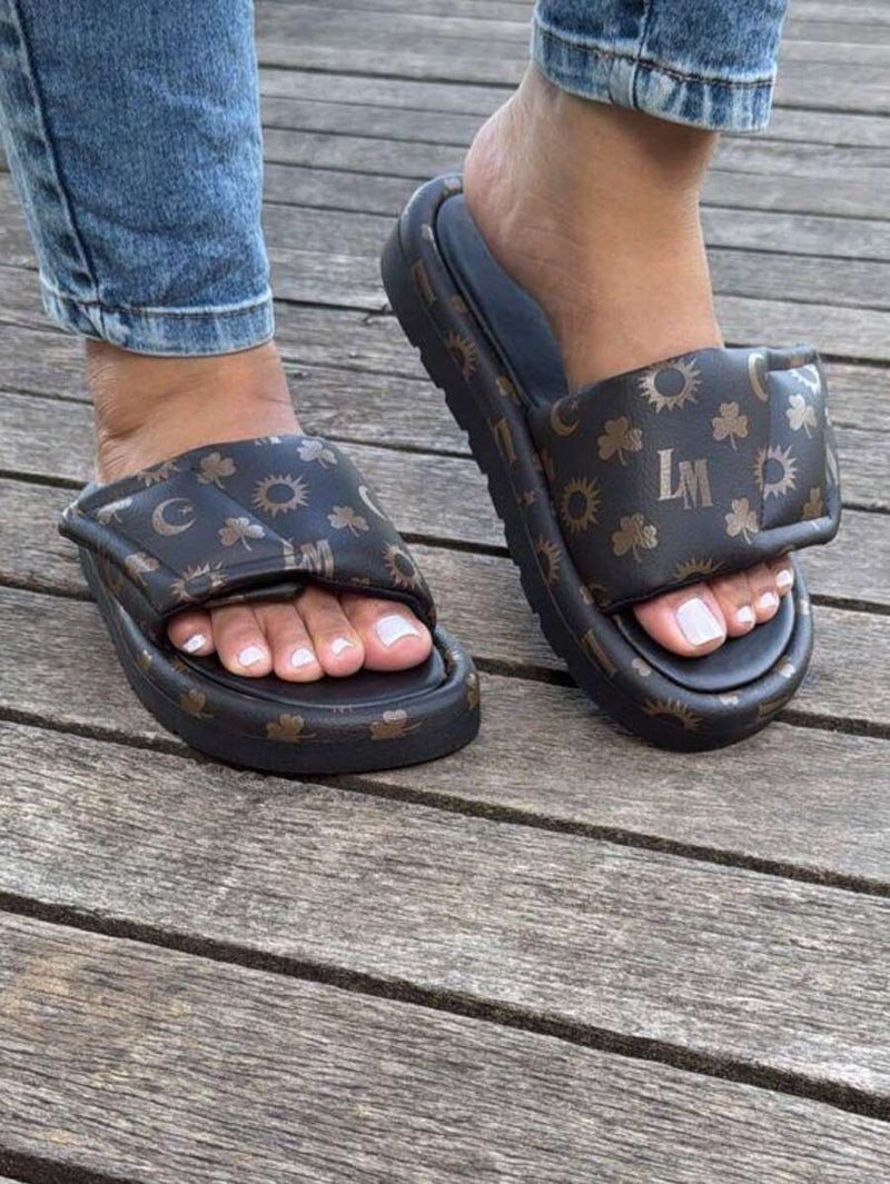 Sanadalia Chinelo Papete Slide Feminino Confortavel Palmilha Plana Moda