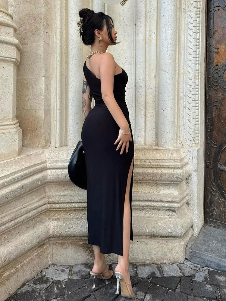 Vestido Midi Elegante Feminino Lindsey