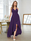 Vestido Longo Casual Feminino com Decote Transpassado e Saia Assimétrica