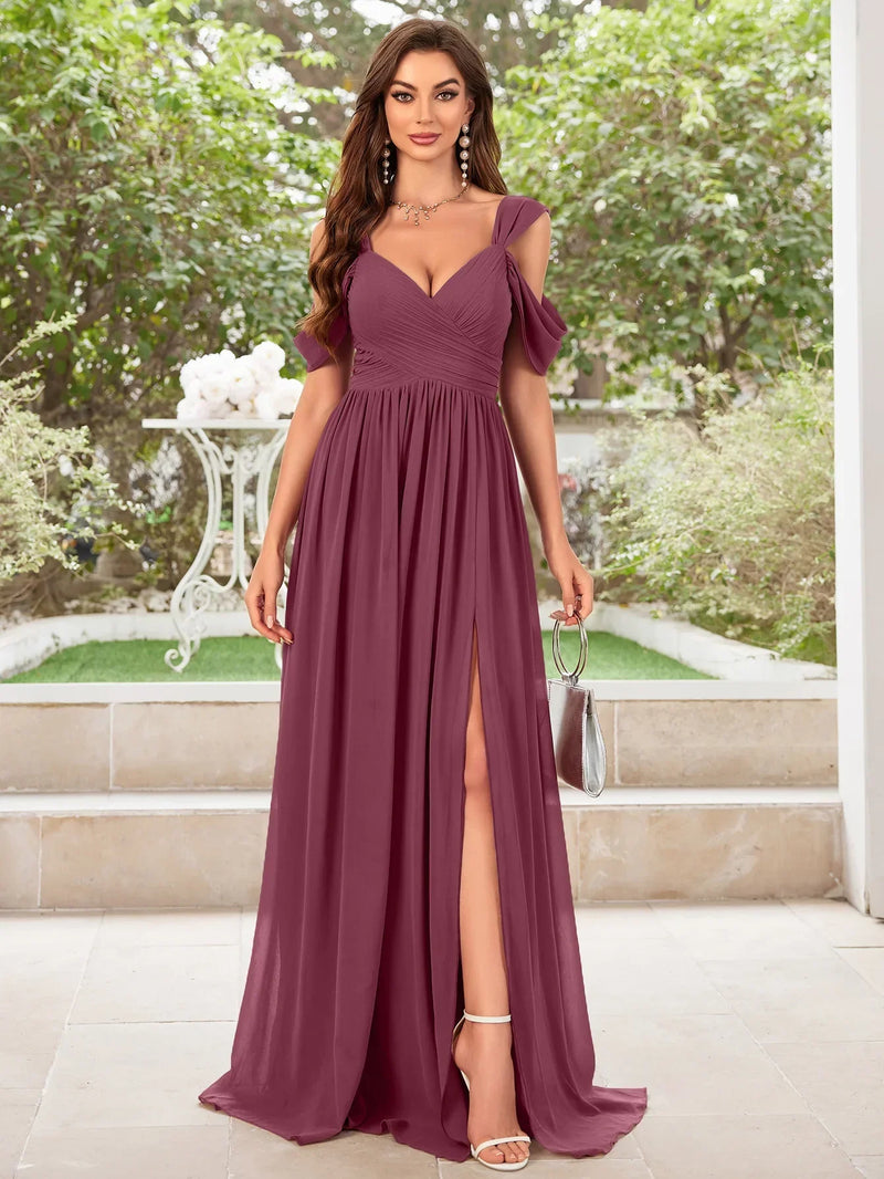 Vestido Longo Elegante Feminino Yasmin