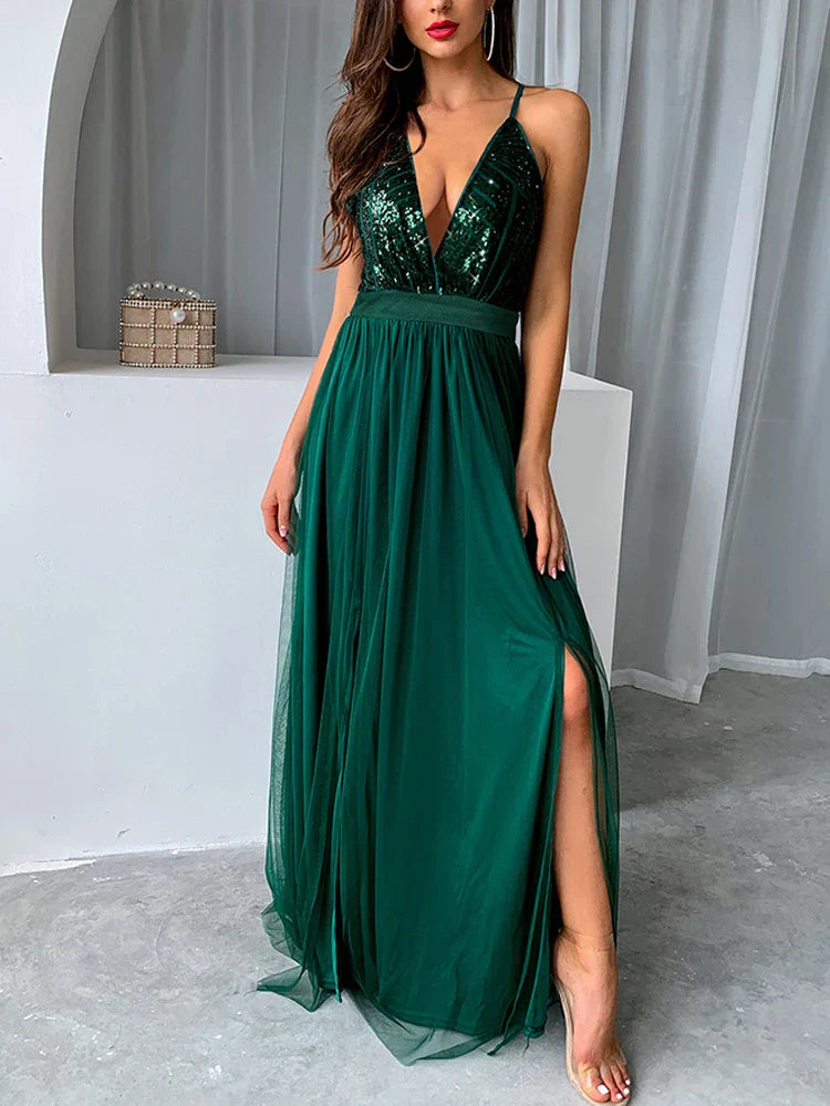 Vestido Longo Esmeralda