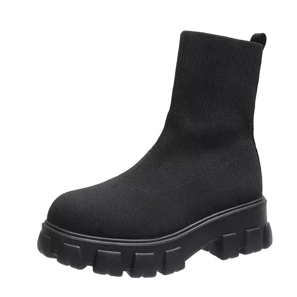 Bota Estilo Tratorada Feminina – Alta, Moderna e Flexível
