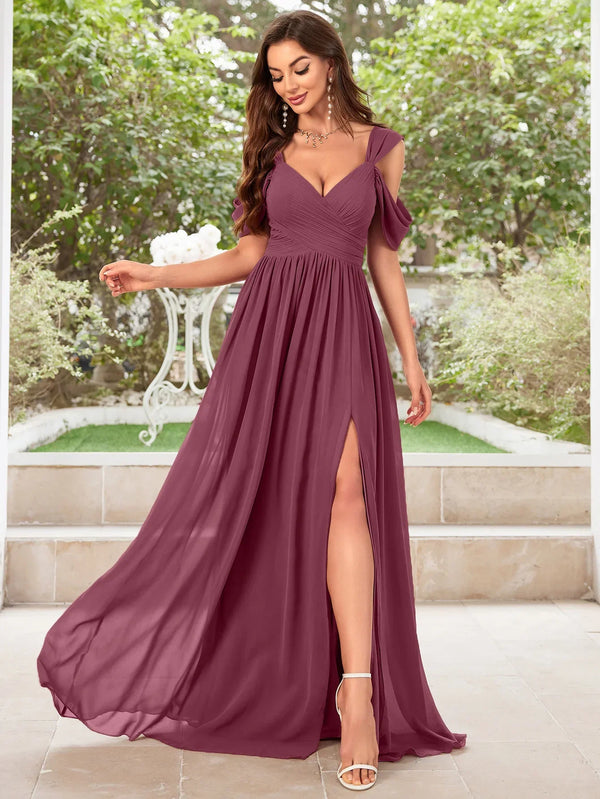 Vestido Longo Elegante Feminino Yasmin