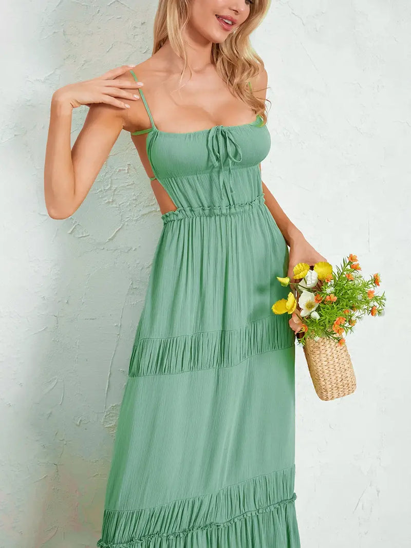 Vestido Feminino Midi Primavera