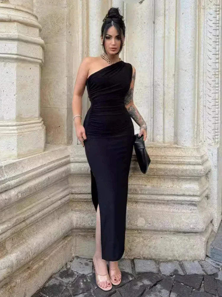 Vestido Midi Elegante Feminino Lindsey