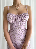 Vestido Midi Alças Finas Feminino - Bloom Verão