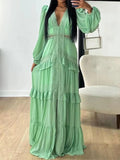 Vestido Longo com Renda Delicada - Ideal para Festas e Ocasiões Especiais