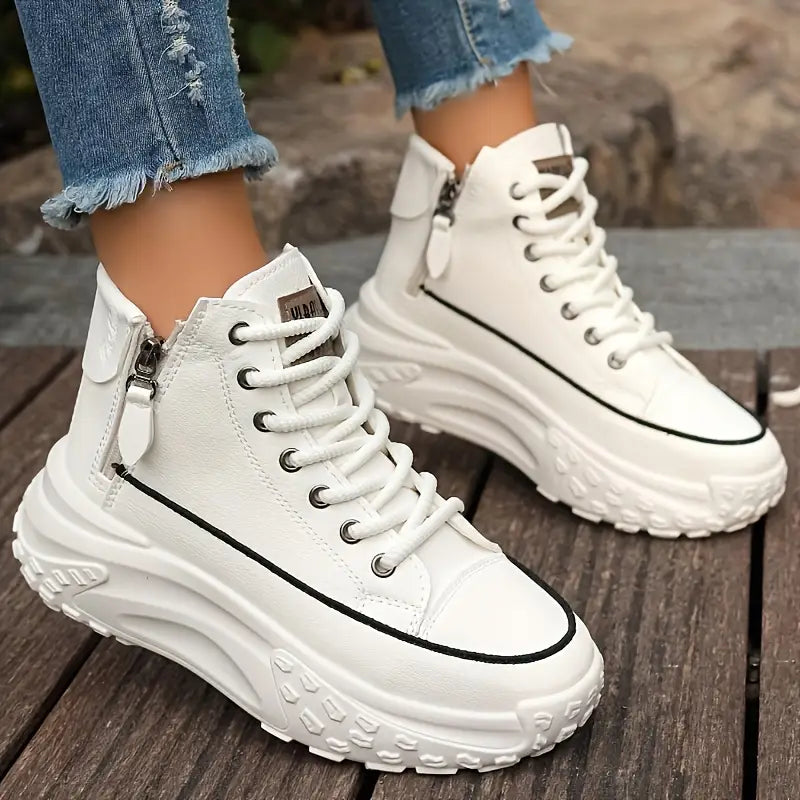 Tênis Plataforma Feminino Bella Urban™ – Altura, Conforto e Estilo em um Só